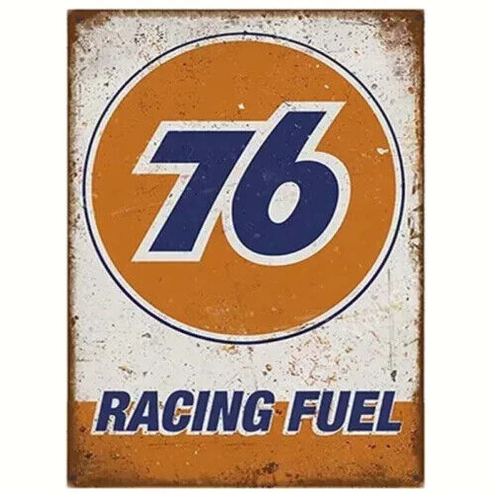 Union 76 Racing Fuel Vintage Novelty Metal Sign 5.5" x 8" Wall Art Home & Garden:Home Décor:Plaques & Signs Style Your Walls
